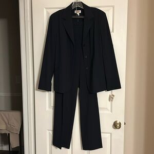 Talbots Navy Blue Pantssuit